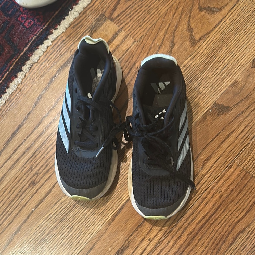 Adidas Black and Gray Athletic Sneakers